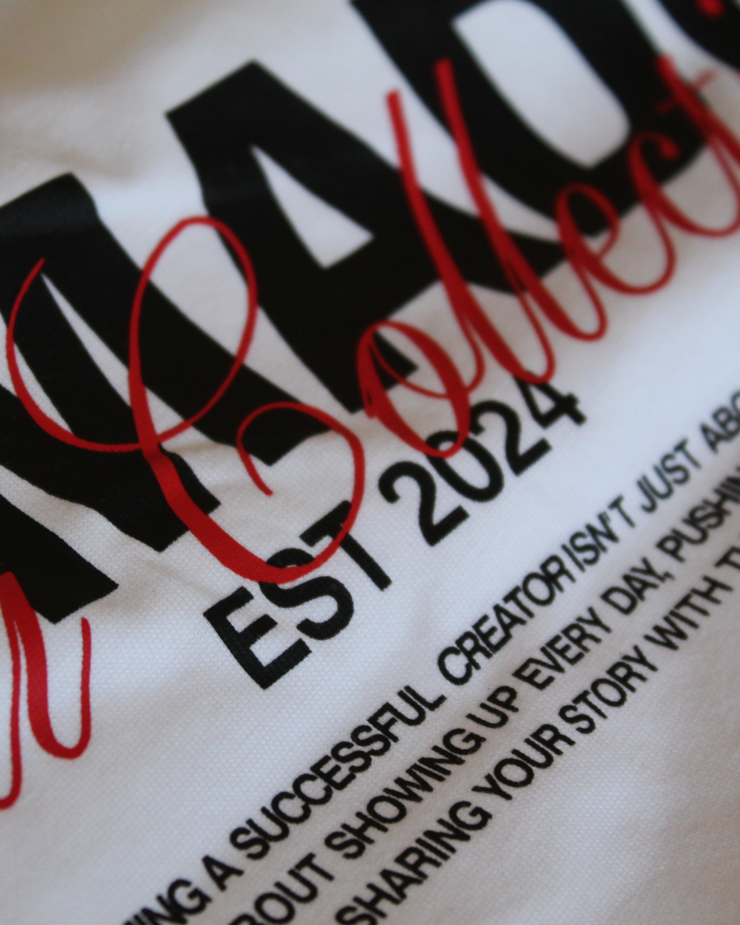 SLFMADE X MUSKI 'SIGNATURE' WHITE T-SHIRT