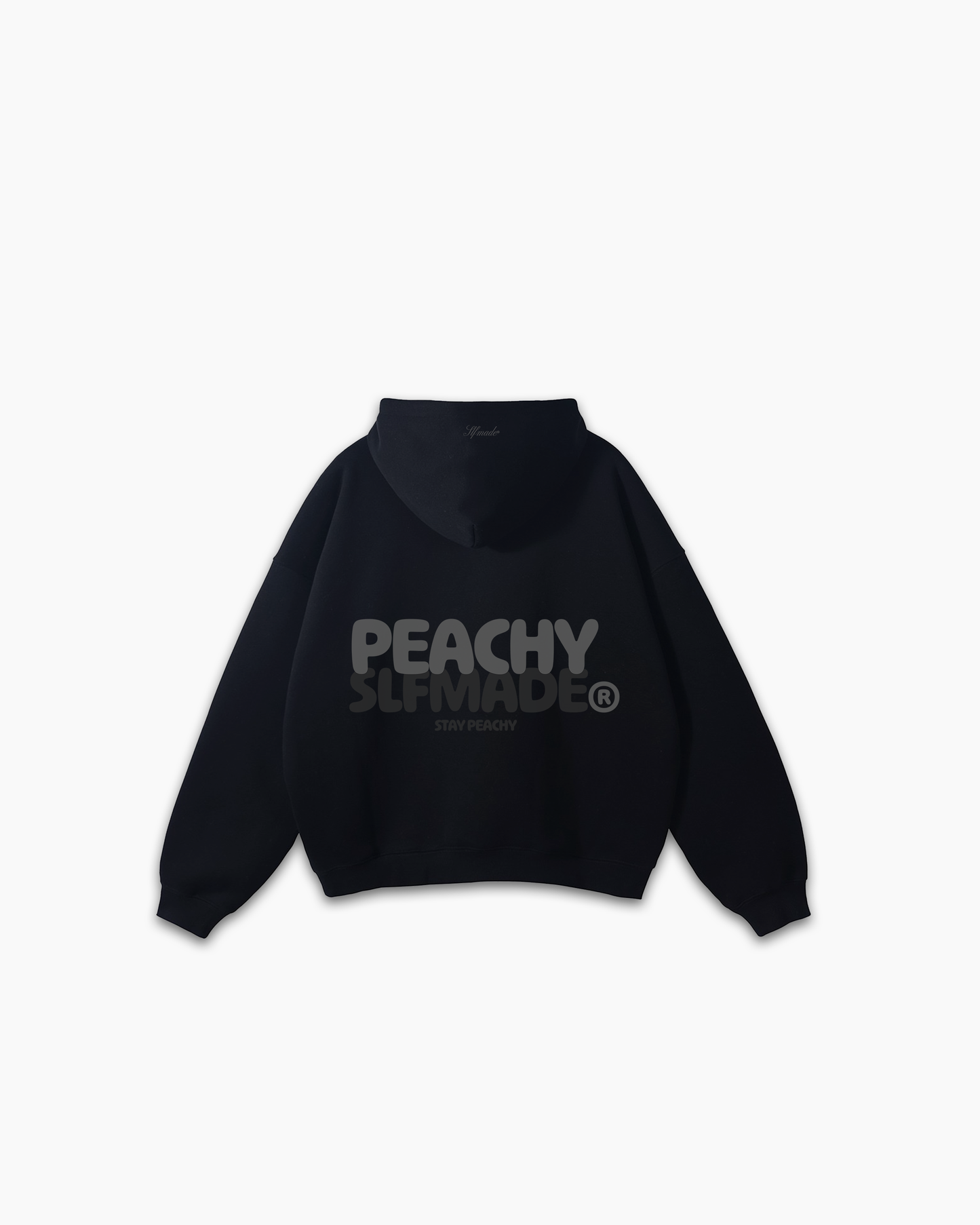 SLFMADE X PEACHY ESPORTS 'PEACHY' BLACK HOODIE