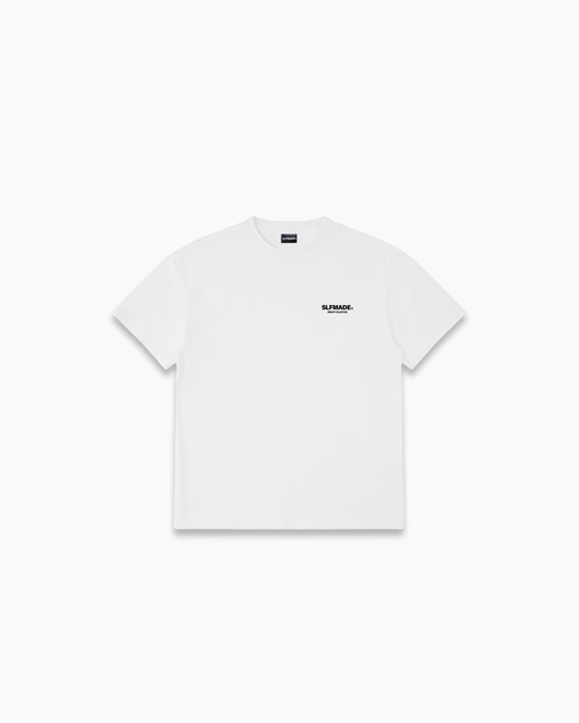 SLFMADE X PEACHY ESPORTS 'FRUIT' WHITE T-SHIRT